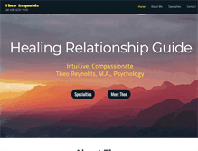 Tablet Screenshot of healing-relationship.com